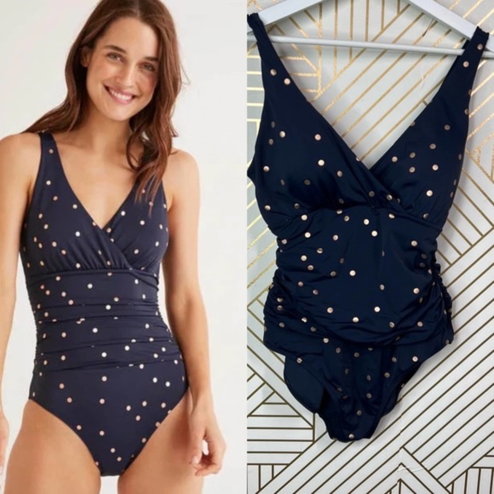 Boden polka dot swimsuit